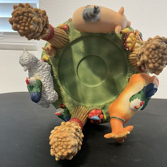 Party Lite Susan Winget Winding Lane Aroma Warmer 6" x 6" Candle Holder Farm - Picture 5 of 5